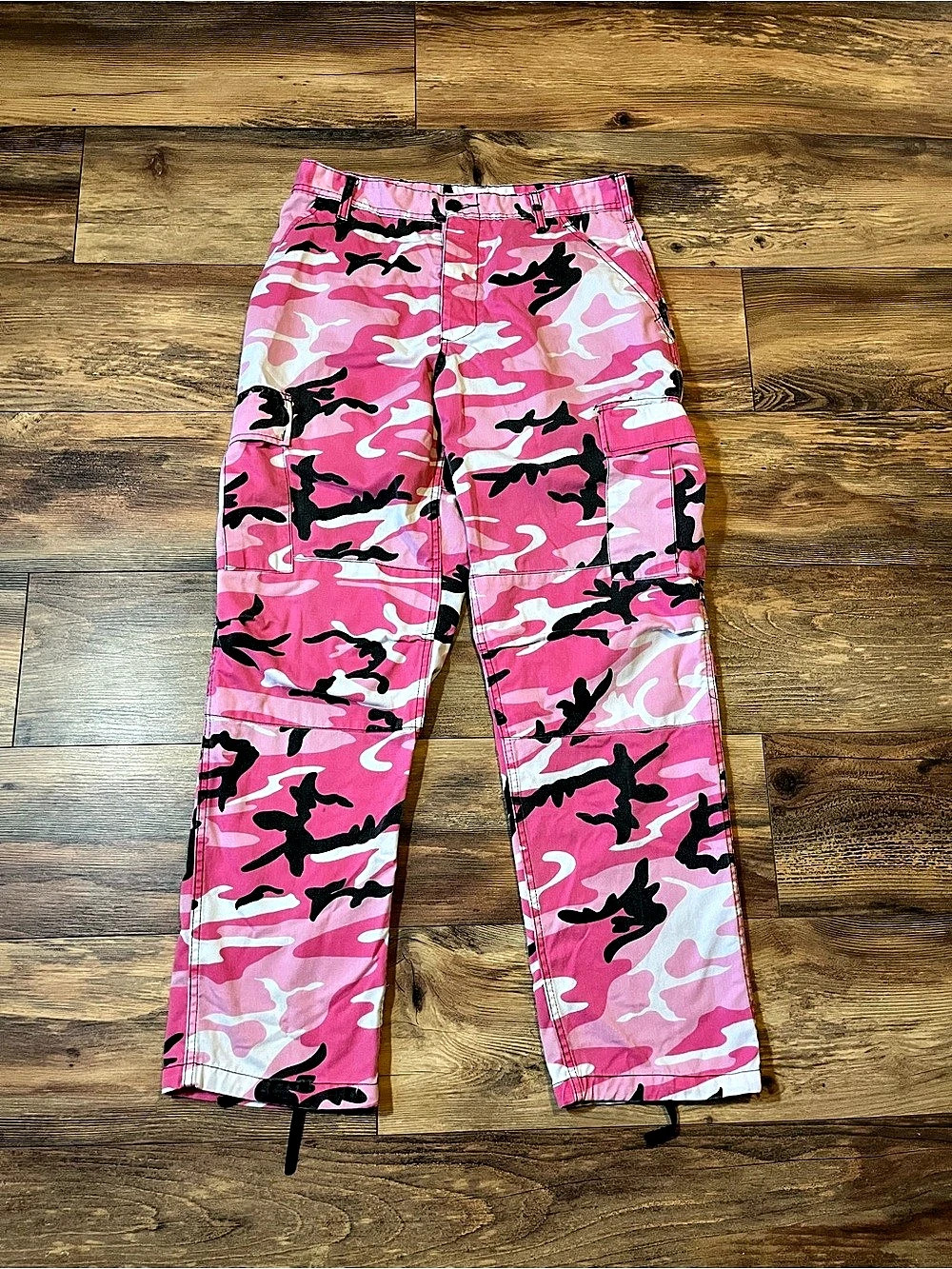 Rothco BDU Pink Camo Cargo Pants Medium Regular Military Tactical Y2K 32x30
